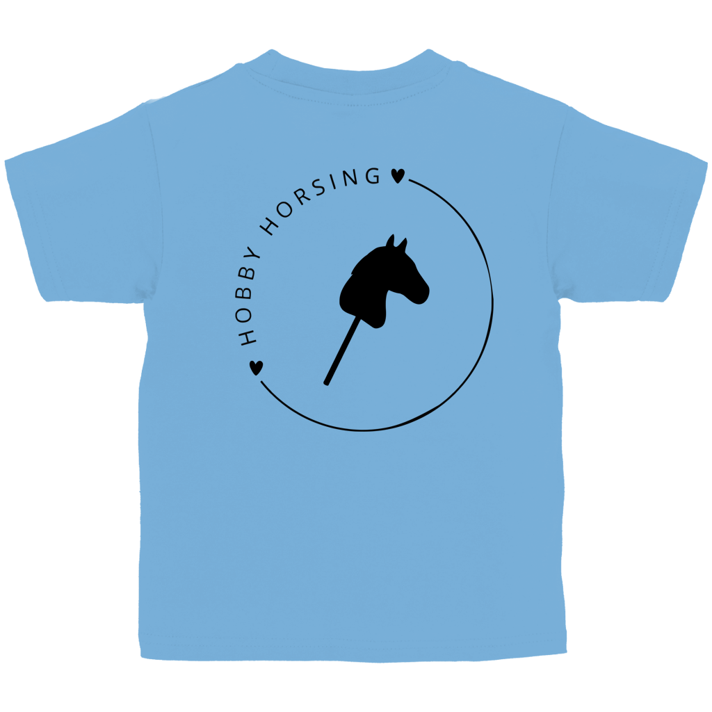 Kinder T-Shirt Hobby Horse CIRCLE - Rückendruck - Personalisierbar