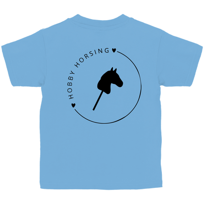 Kinder T-Shirt Hobby Horse CIRCLE - Rückendruck - Personalisierbar