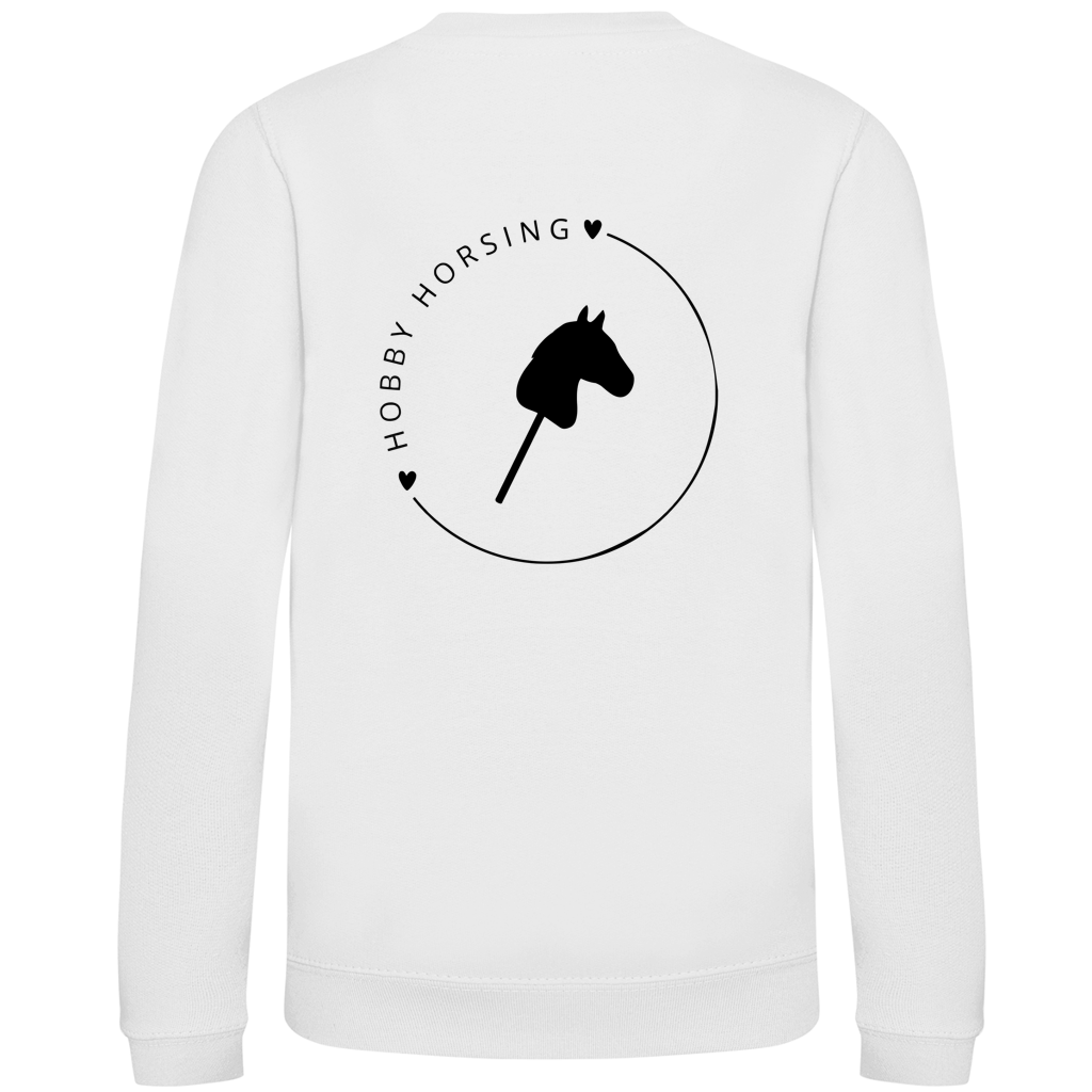 Kinder Sweatshirt Hobby Horse CIRCLE - Rückendruck - Personalisierbar