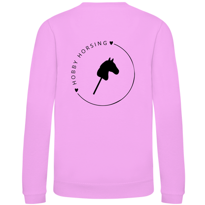 Kinder Sweatshirt Hobby Horse CIRCLE - Rückendruck - Personalisierbar