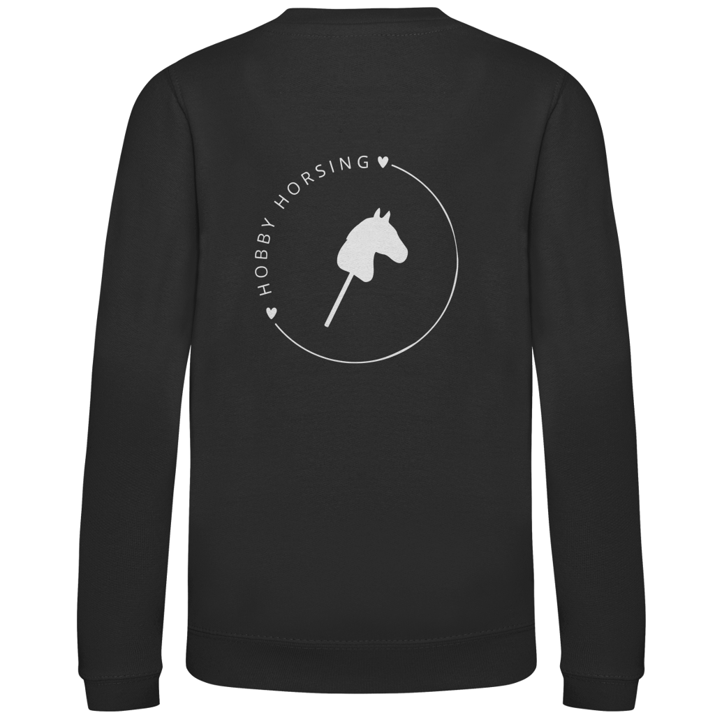 Kinder Sweatshirt Hobby Horse CIRCLE - Rückendruck - Personalisierbar