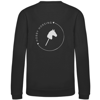 Kinder Sweatshirt Hobby Horse CIRCLE - Rückendruck - Personalisierbar