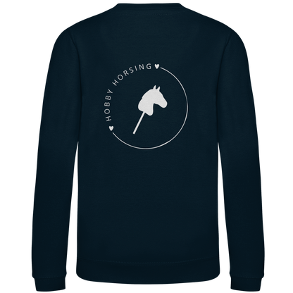 Kinder Sweatshirt Hobby Horse CIRCLE - Rückendruck - Personalisierbar