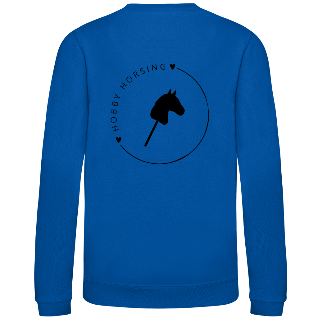 Kinder Sweatshirt Hobby Horse CIRCLE - Rückendruck - Personalisierbar
