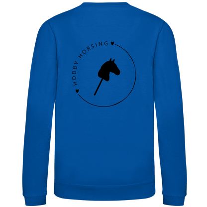 Kinder Sweatshirt Hobby Horse CIRCLE - Rückendruck - Personalisierbar