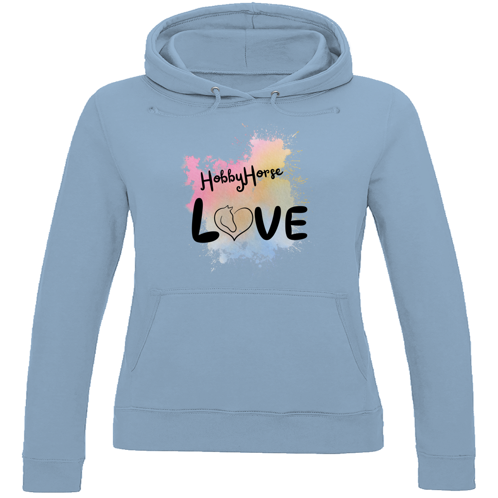 Damen Hoodie Hobby Horse LOVE