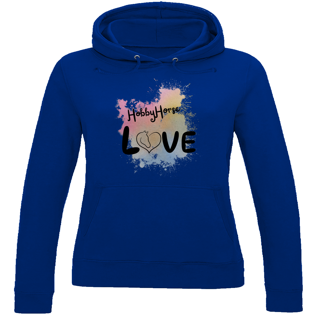 Damen Hoodie Hobby Horse LOVE