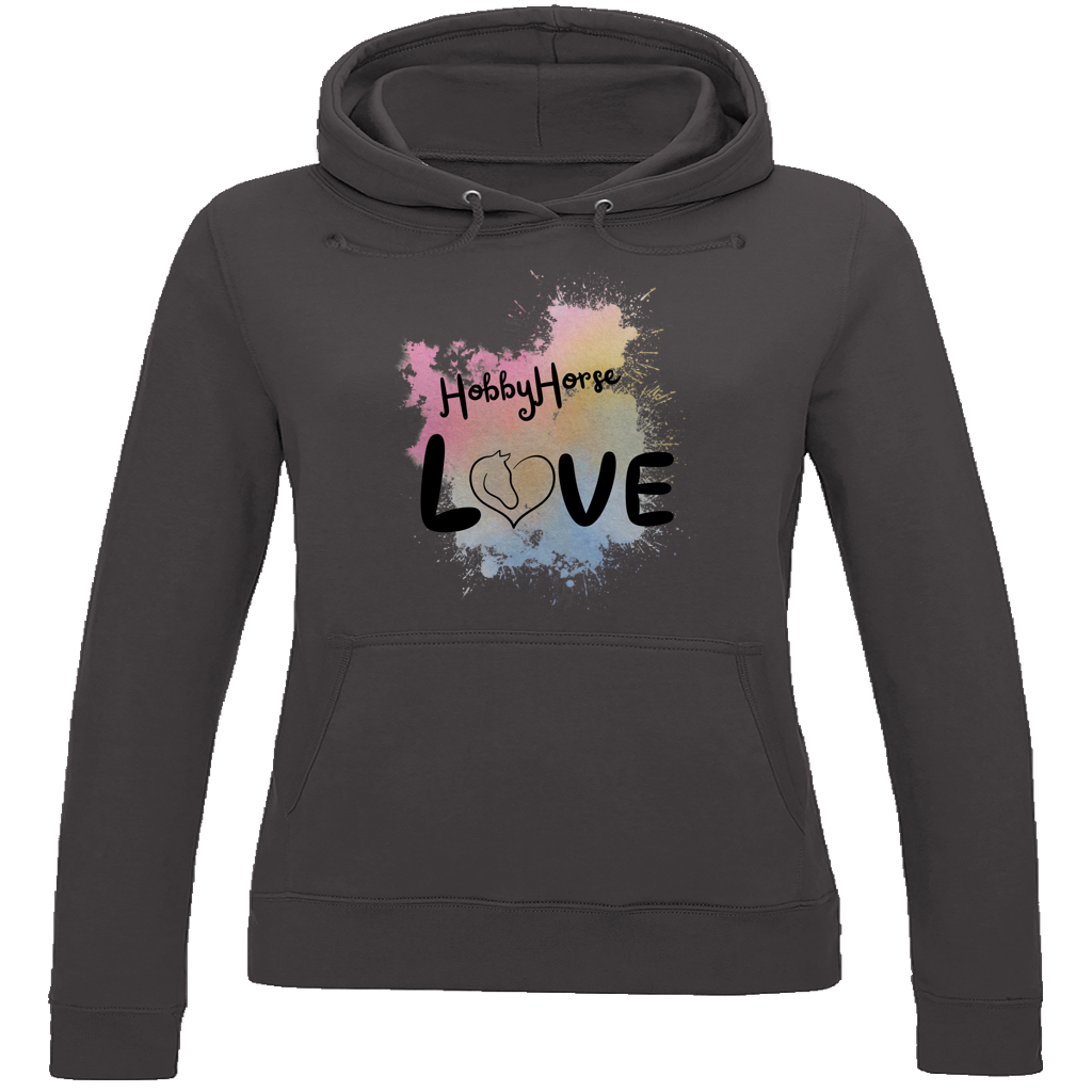 Damen Hoodie Hobby Horse LOVE