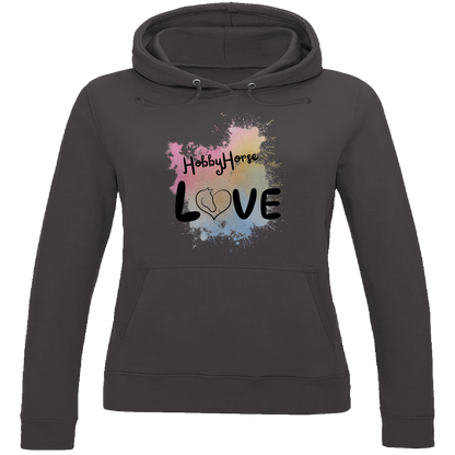 Damen Hoodie Hobby Horse LOVE