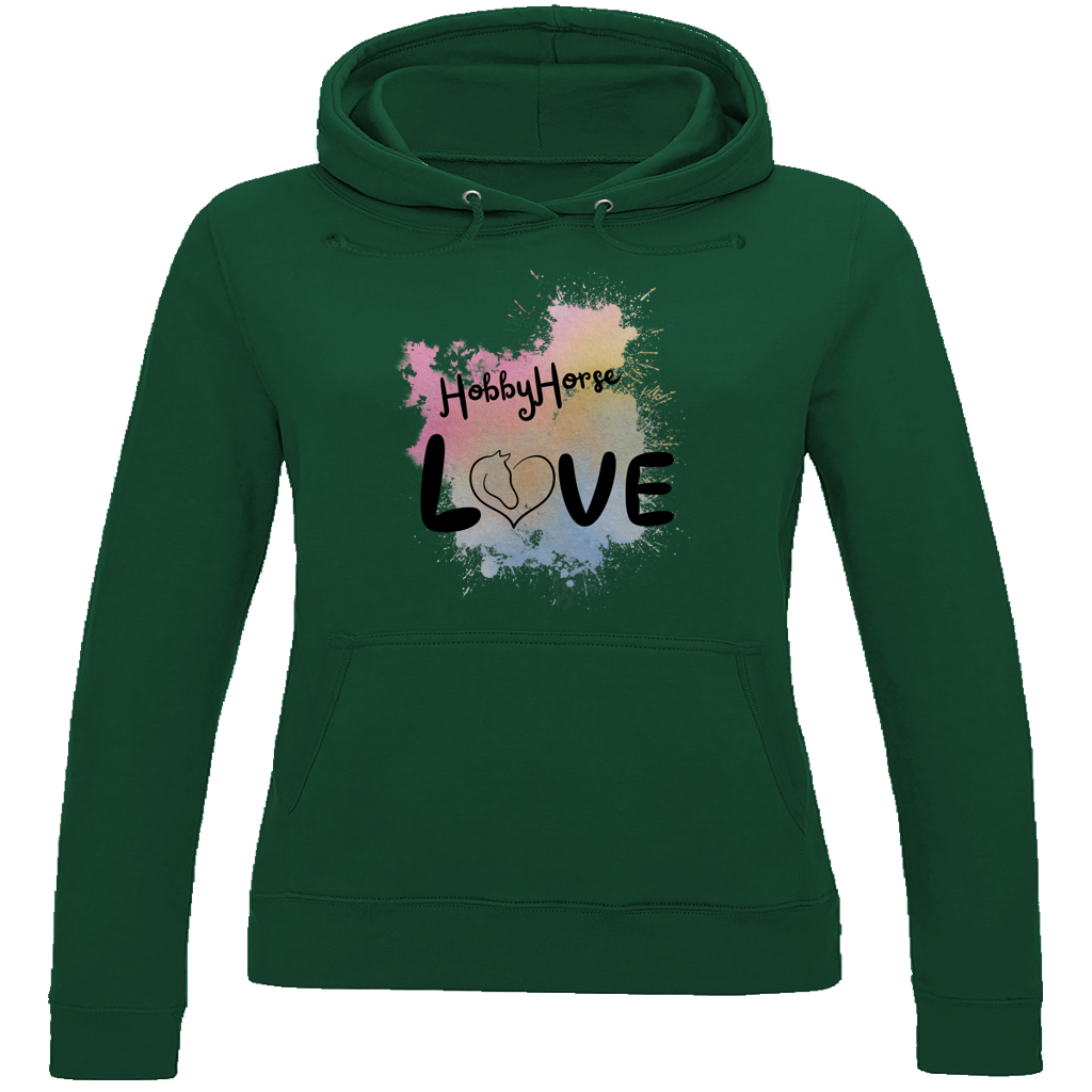 Damen Hoodie Hobby Horse LOVE