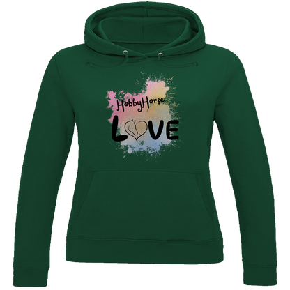 Damen Hoodie Hobby Horse LOVE