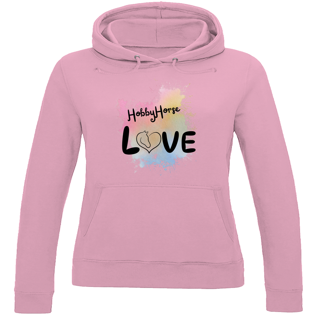 Damen Hoodie Hobby Horse LOVE