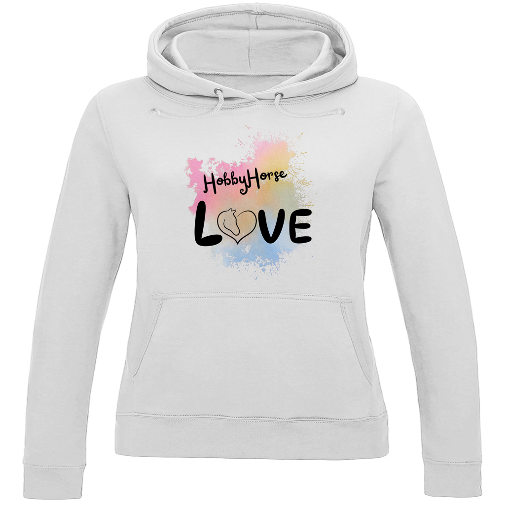 Damen Hoodie Hobby Horse LOVE