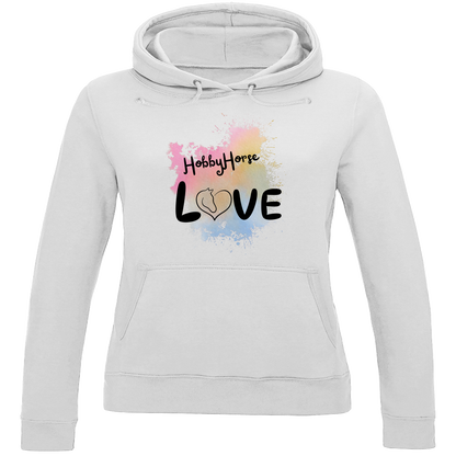 Damen Hoodie Hobby Horse LOVE