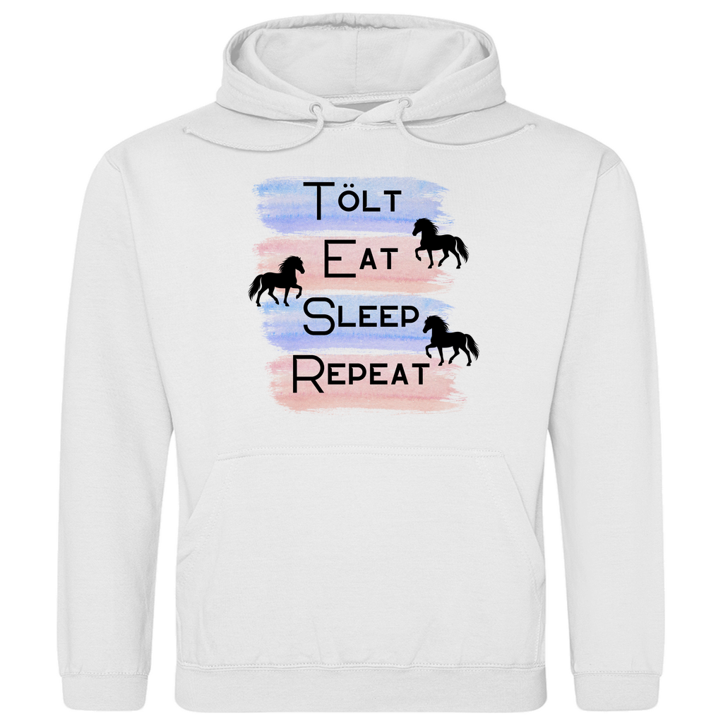 Islandpferde Herren Hoodie - Islandpferd Tolt, Cat, Sleep, Repeat