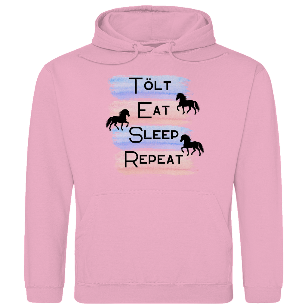 Islandpferde Herren Hoodie - Islandpferd Tolt, Cat, Sleep, Repeat
