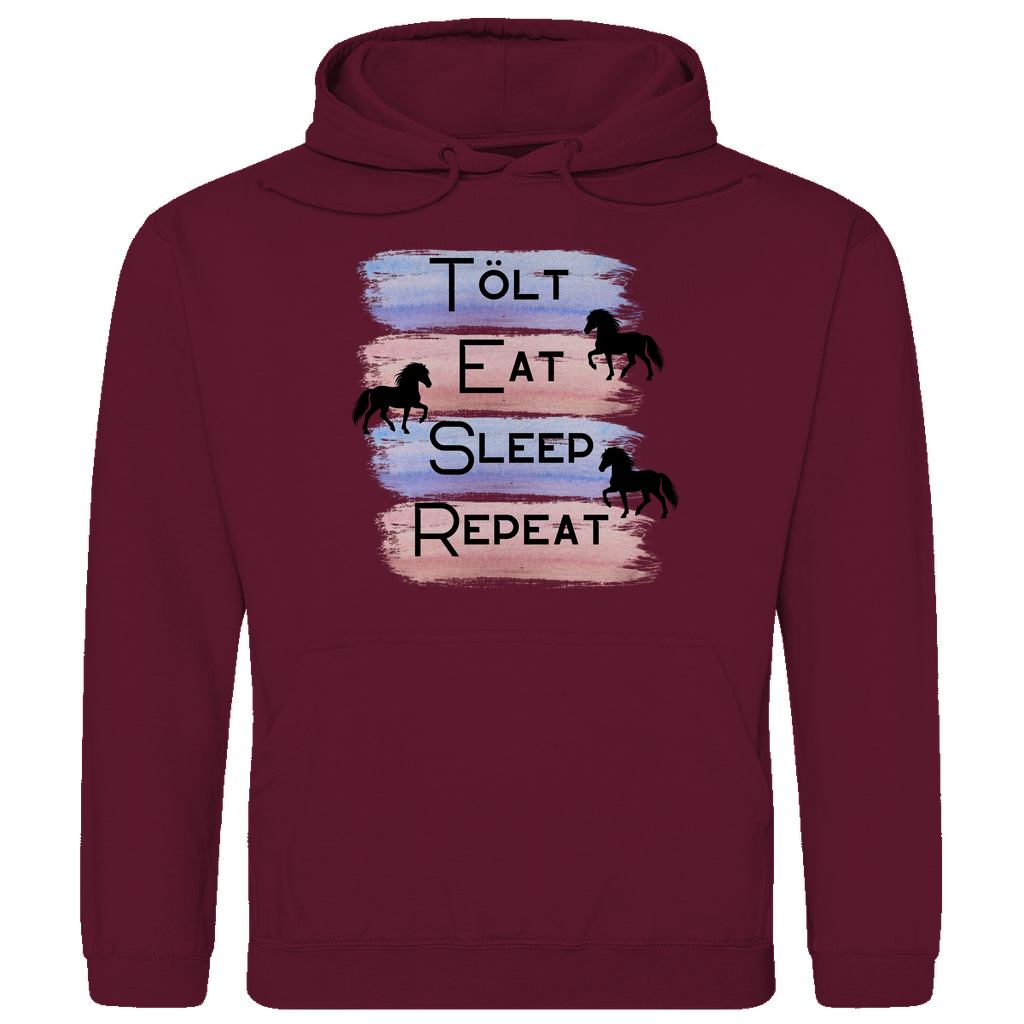 Islandpferde Herren Hoodie - Islandpferd Tolt, Cat, Sleep, Repeat