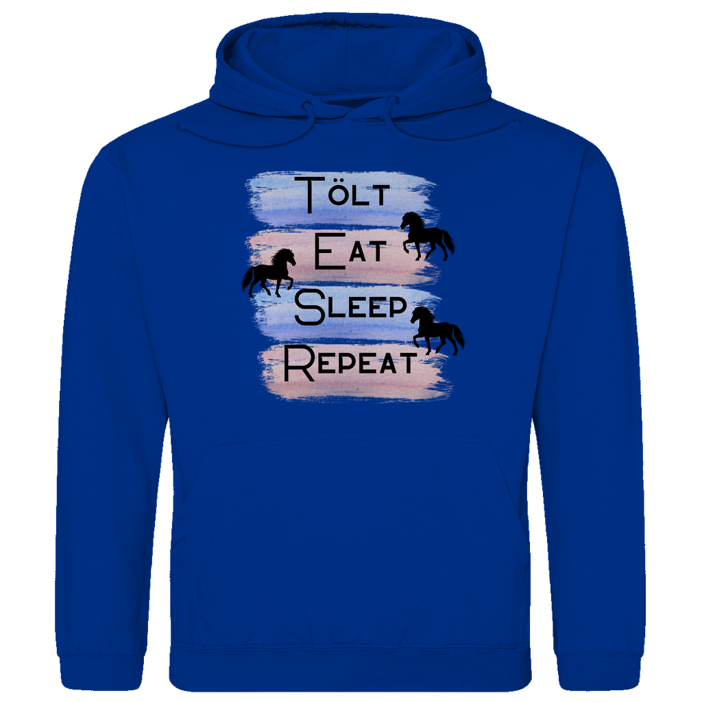 Islandpferde Herren Hoodie - Islandpferd Tolt, Cat, Sleep, Repeat
