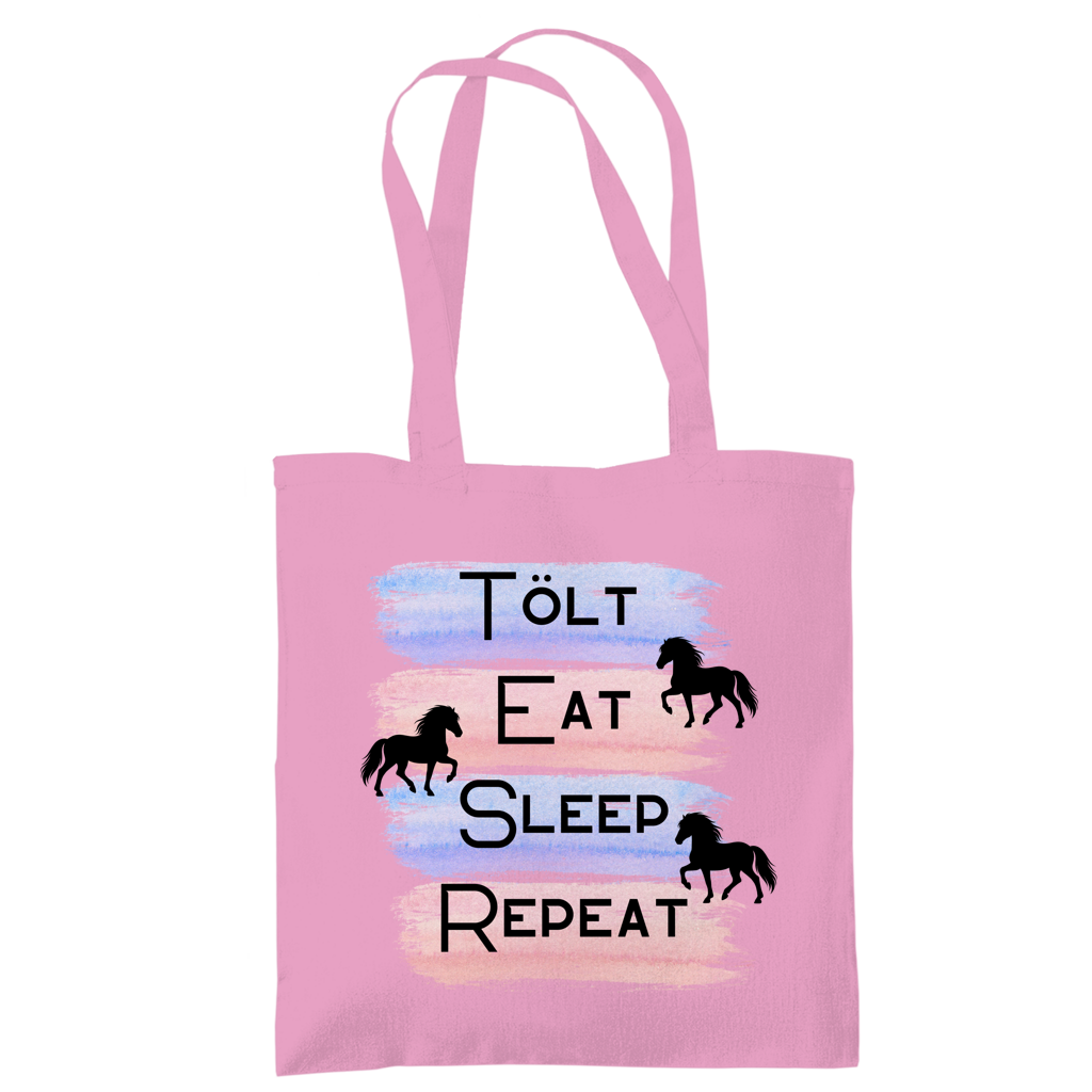 Islandpferde Tragetasche Tölt, Eat, Sleep, Repeat