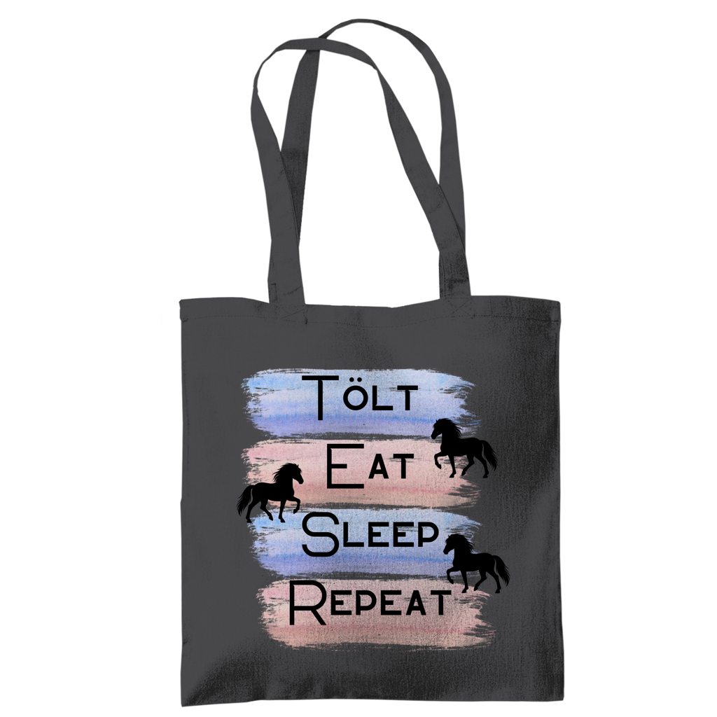 Islandpferde Tragetasche Tölt, Eat, Sleep, Repeat
