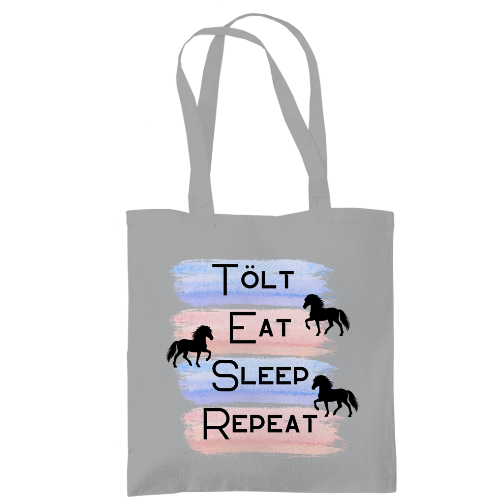 Islandpferde Tragetasche Tölt, Eat, Sleep, Repeat