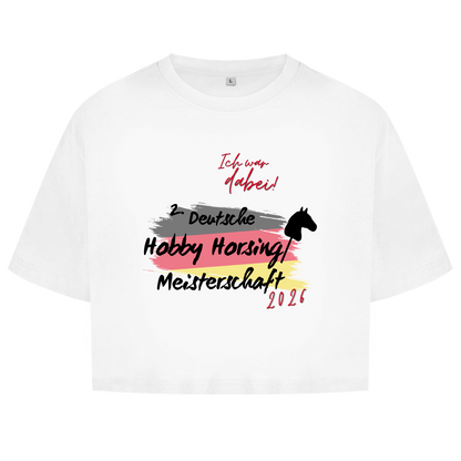 Junge Damen Oversize Crop Top - Hobby Horsing Meisterschaft 2026