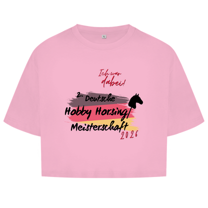 Junge Damen Oversize Crop Top - Hobby Horsing Meisterschaft 2026
