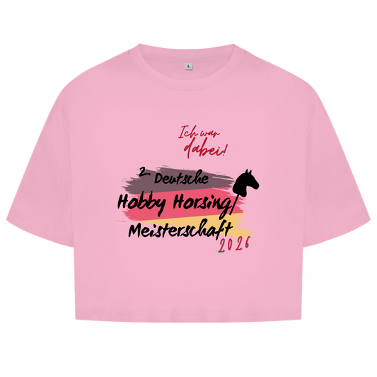 Junge Damen Oversize Crop Top - Hobby Horsing Meisterschaft 2026