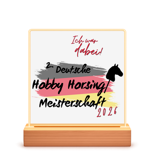 Beleuchtete LED Rahmen - Hobby Horsing Meisterschaft 2026