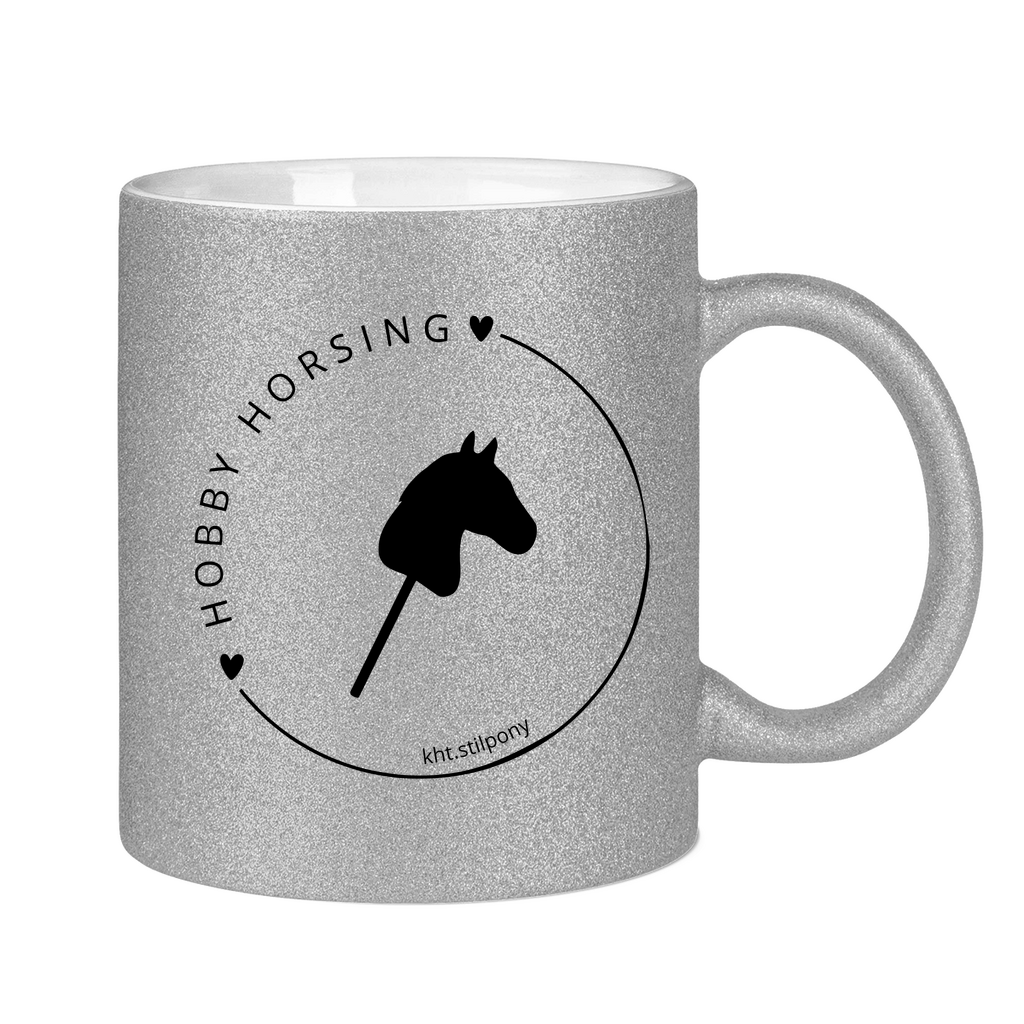 Glitzertasse Hobby Horse CIRCLE