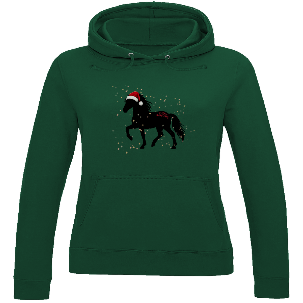Islandpferde Damen Hoodie - Islandpferde Weihnachten