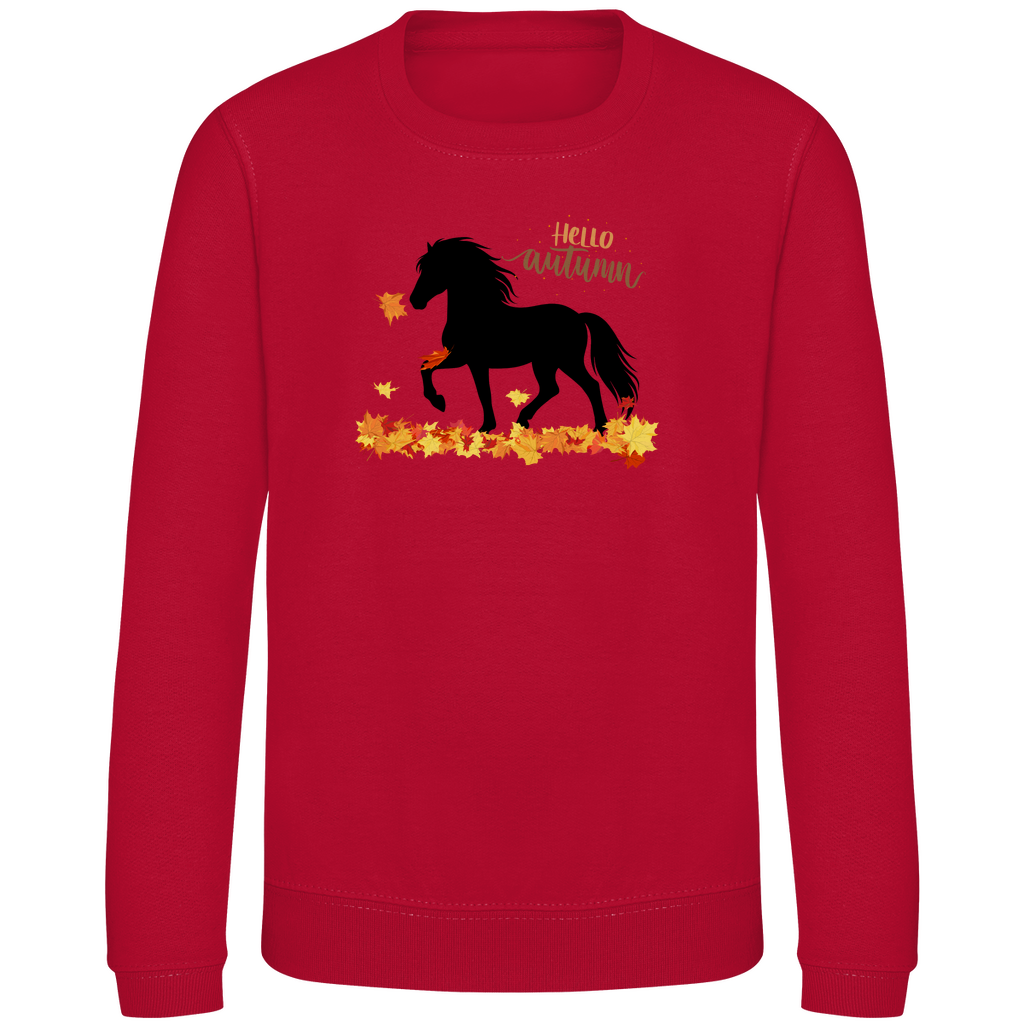 Islandpferde Kinder Sweatshirt HERBST