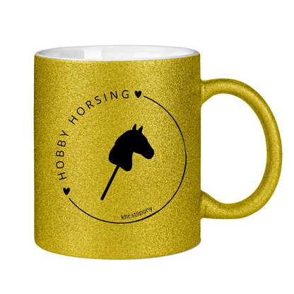 Glitzertasse Hobby Horse CIRCLE