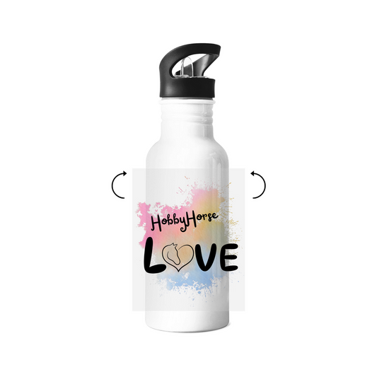 Edelstahl-Trinkflasche Hobby Horse LOVE