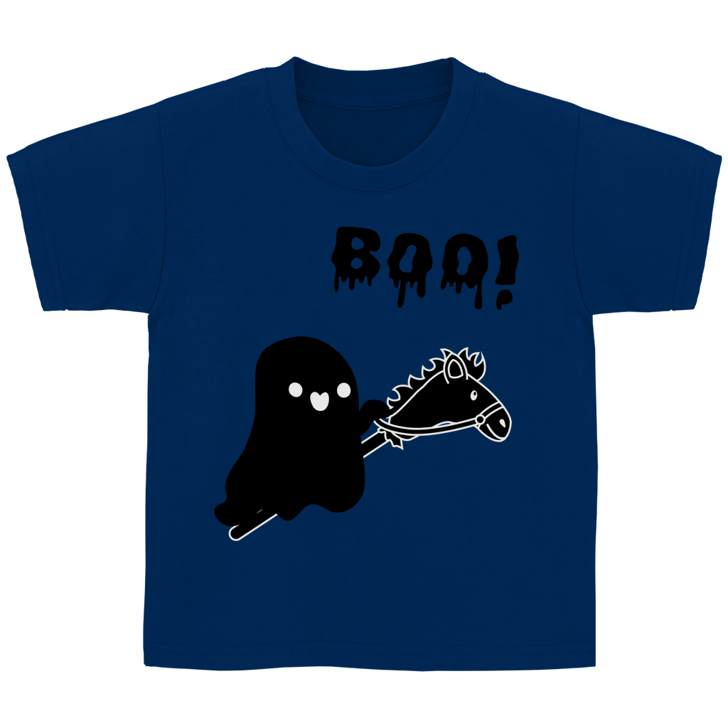 Halloween Hobby Horse Kinder T-Shirt BOO