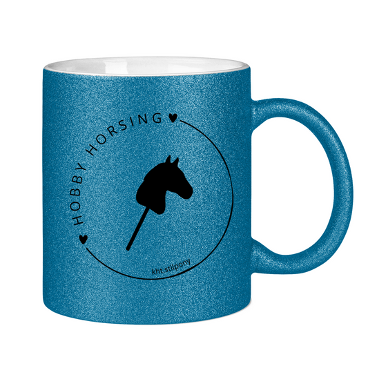 Glitzertasse Hobby Horse CIRCLE