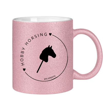 Glitzertasse Hobby Horse CIRCLE