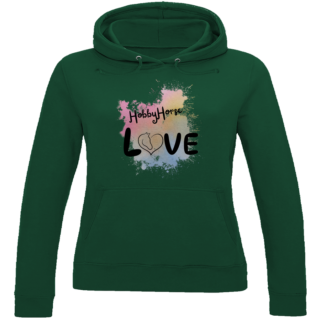 Damen Hoodie Hobby Horse LOVE