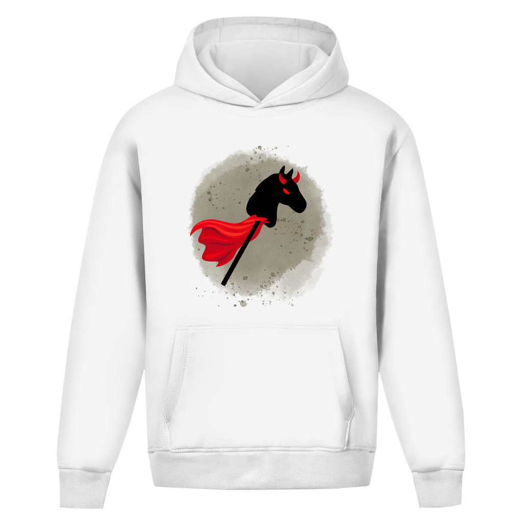 Oversize Halloween Hobby Horsing Hoodie ohne Kordel - Hobby Horse DEVIL
