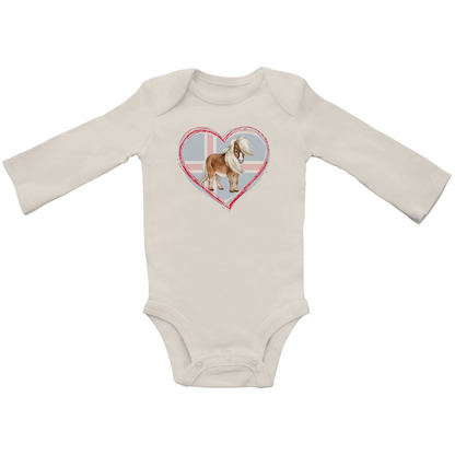 Baby Bio Bodysuite Langarm - ISI HERZ