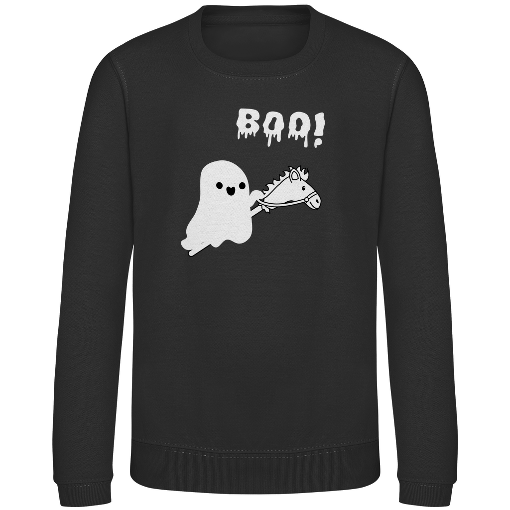Halloween Hobby Horsing Kinder Sweatshirt BOO