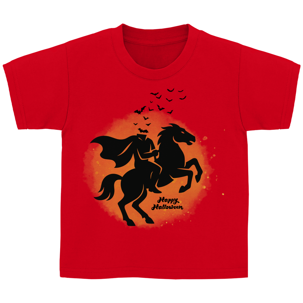 Halloween Pferde "Headless Horseman" Kinder T-Shirt