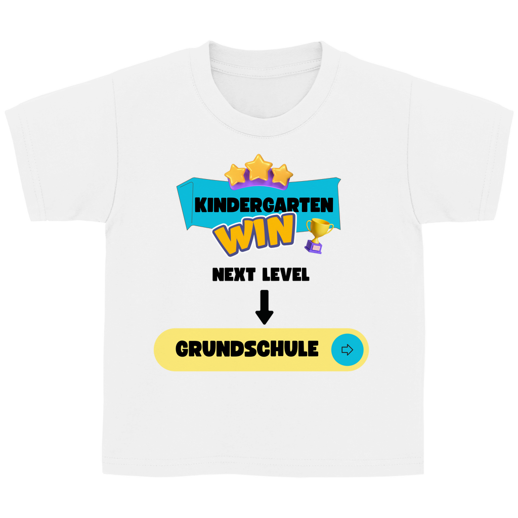 Kinder T-Shirt zur Einschulung NEXT LEVEL