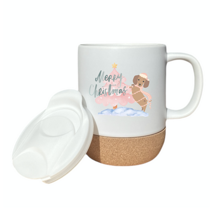 Dackel-Liebe Weihnachtsbaum Korktasse