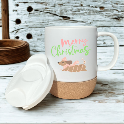 Dackel-Liebe Weihnachten Korktasse