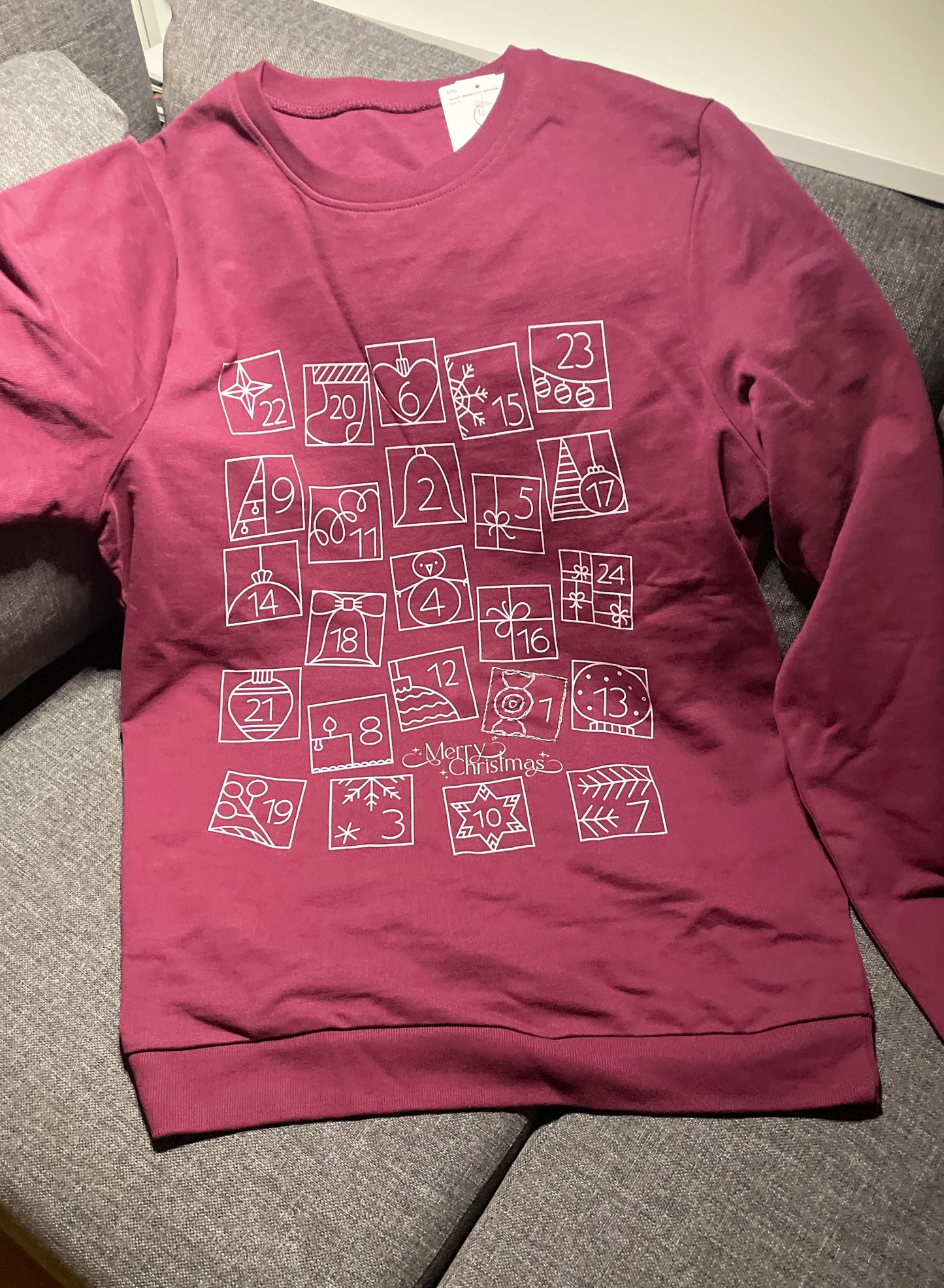 DIY Adventskalender Damen Sweatshirt