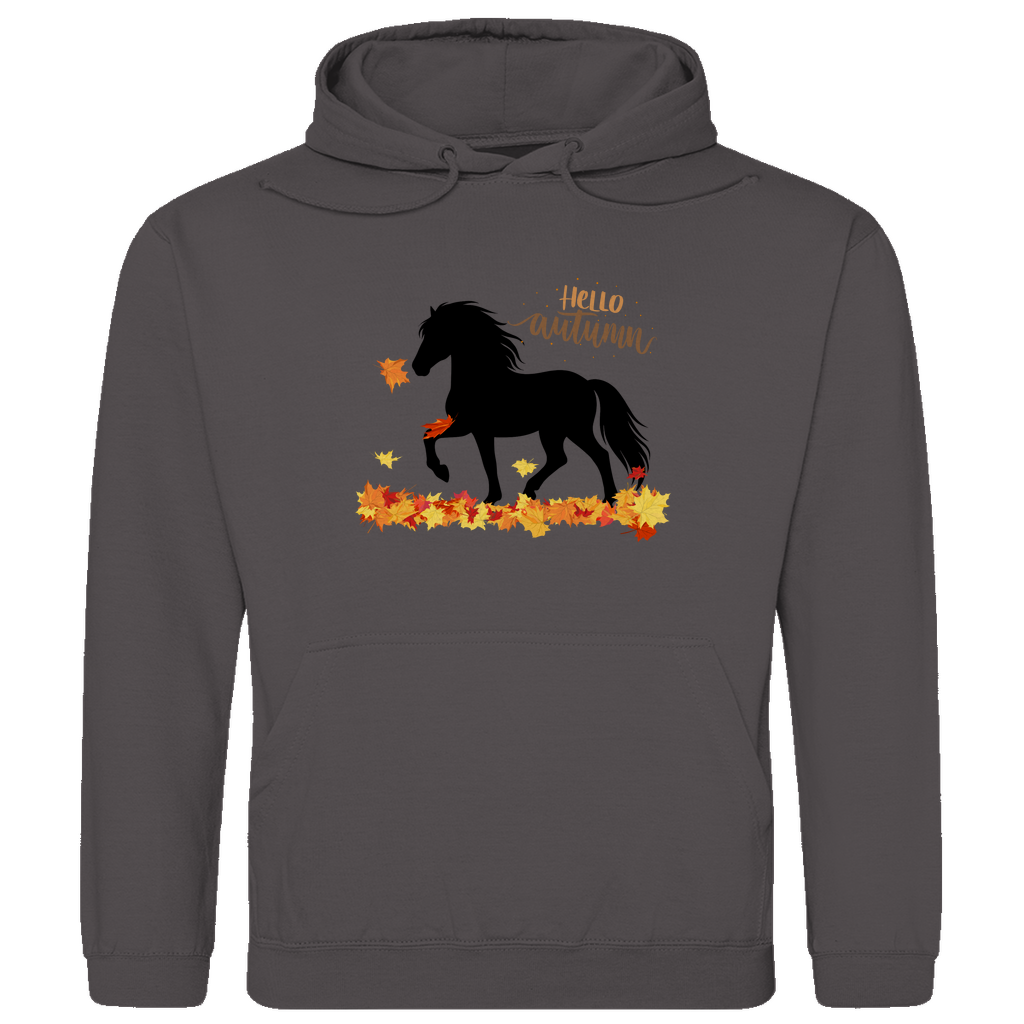 Islandpferde Herren Hoodie - Islandpferde Herbst