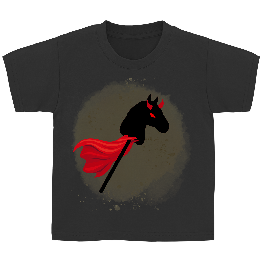 Halloween Hobby Horse Kinder T-Shirt DEVIL