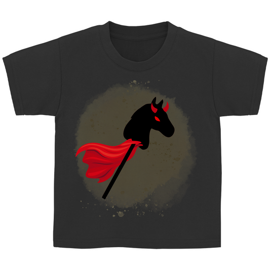 Halloween Hobby Horse Kinder T-Shirt DEVIL