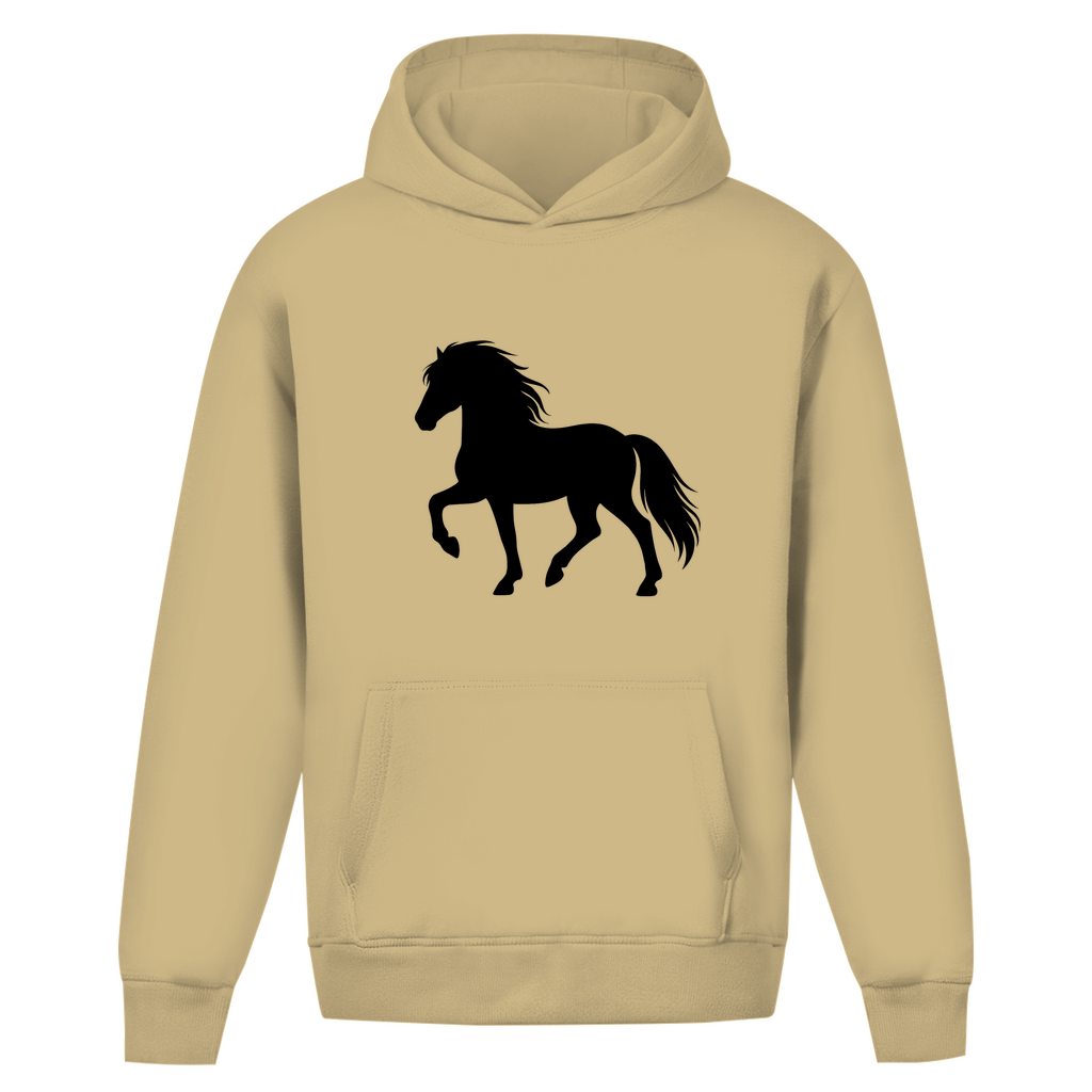 Oversize Islandpferde Hoodie ohne Kordel - Tölt